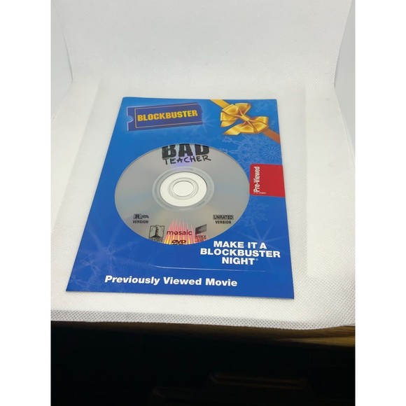 Bad Teacher (DVD, 2011, Unrated Edition) Justin Timberlake, Cameron Diaz. - Picture 1 of 2